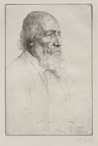 Alfreda Lorda Tennysona. autorstwa Alphonse Legros