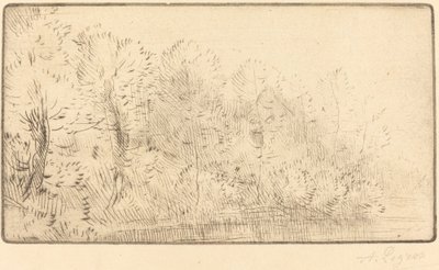 Wzdłuż rzeki (Sur la riviere) autorstwa Alphonse Legros