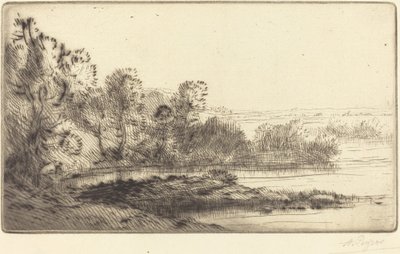 Wzdłuż Terne autorstwa Alphonse Legros