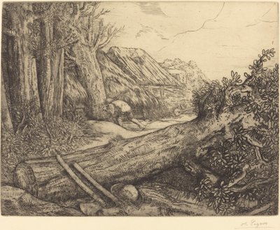 W domu drwali (Chez les bocherons) autorstwa Alphonse Legros