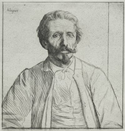 Auguste Delâtre autorstwa Alphonse Legros