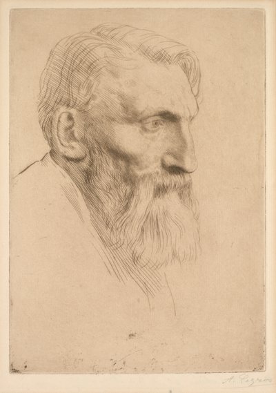 Auguste Rodin autorstwa Alphonse Legros