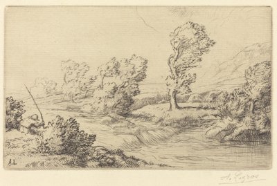 Brzegi Marny Brzeg Marny. autorstwa Alphonse Legros
