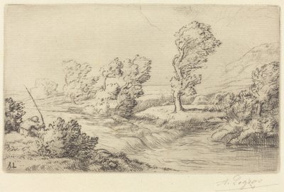 Brzegi Marny Brzeg Marny. autorstwa Alphonse Legros
