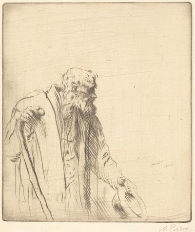 Żebrak autorstwa Alphonse Legros