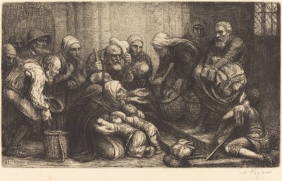 Żebracy z Brukseli autorstwa Alphonse Legros