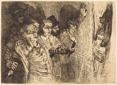 Czarny kot Czarny kot. autorstwa Alphonse Legros