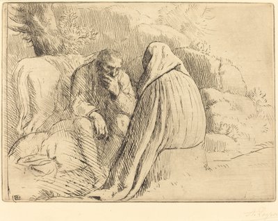 Obóz Czeski Obóz Czeski. autorstwa Alphonse Legros