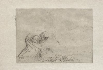 Spalanie trawy autorstwa Alphonse Legros