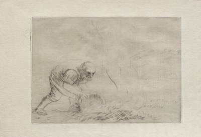 Spalanie trawy. autorstwa Alphonse Legros