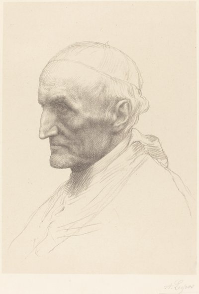 Kardynał Manning, 2. płyta autorstwa Alphonse Legros