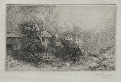 Chailli: Koniec burzy (efekt burzy) autorstwa Alphonse Legros