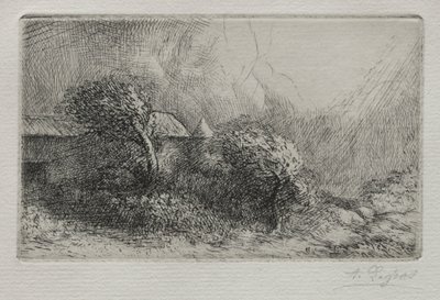 Chailli: Koniec burzy dorage. autorstwa Alphonse Legros