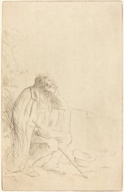 Marzenie Marzyciel. autorstwa Alphonse Legros