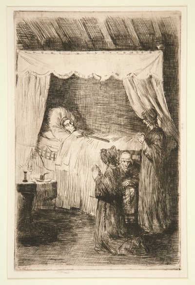 Death Watch (Stara Kostnica) autorstwa Alphonse Legros