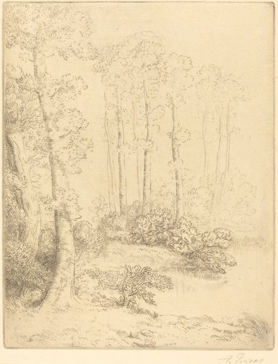 Brzeg wody Na brzegu wody. autorstwa Alphonse Legros