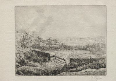 Wejście na pole autorstwa Alphonse Legros