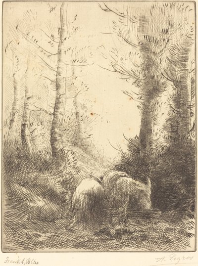 Rolnik i jego osioł Rolnik i jego osioł. autorstwa Alphonse Legros