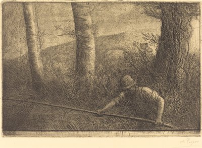 Rybak z obręczą (La peche a la problem) autorstwa Alphonse Legros