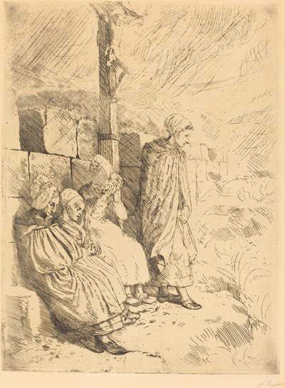 Żony rybaków autorstwa Alphonse Legros