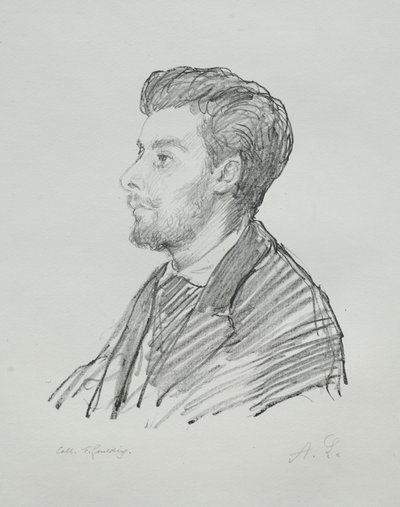 Fréderic Régamey autorstwa Alphonse Legros