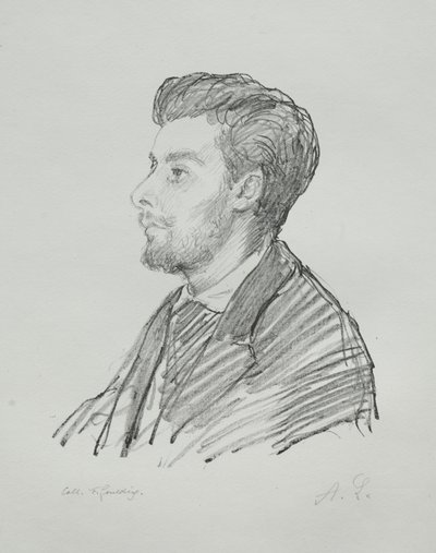 Fréderic Régamey autorstwa Alphonse Legros