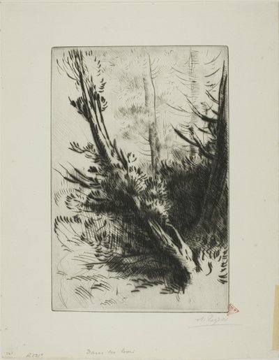 W lesie autorstwa Alphonse Legros