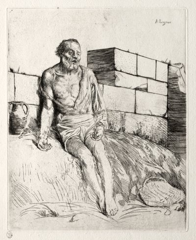 Praca (Pierwsza Płyta) autorstwa Alphonse Legros
