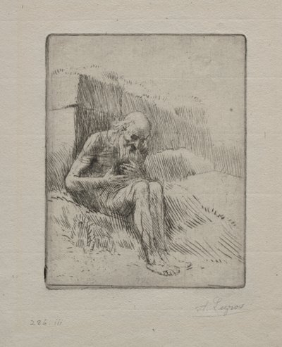 Praca (druga płyta) autorstwa Alphonse Legros
