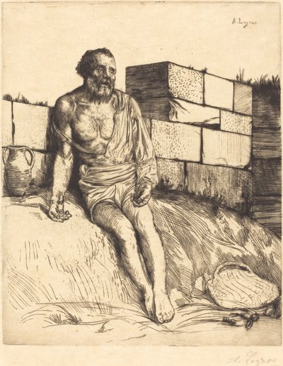 Praca, pierwsza płyta. autorstwa Alphonse Legros