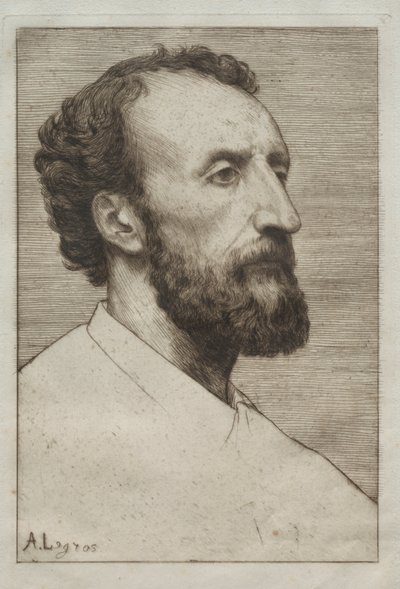 Jules Dalou autorstwa Alphonse Legros