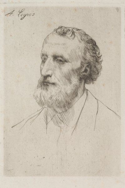 Jules Dalou autorstwa Alphonse Legros