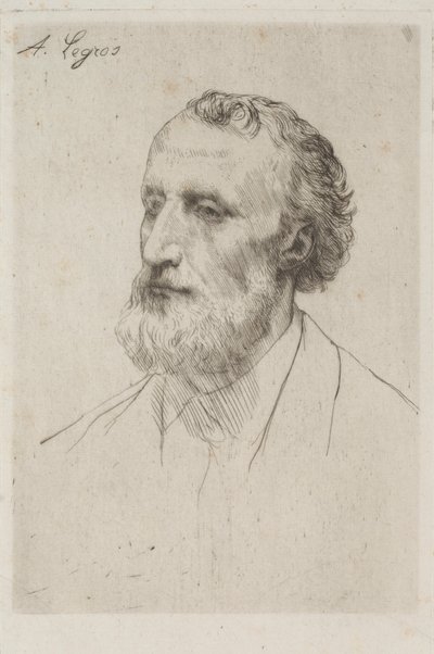 Julesa Dalou. autorstwa Alphonse Legros