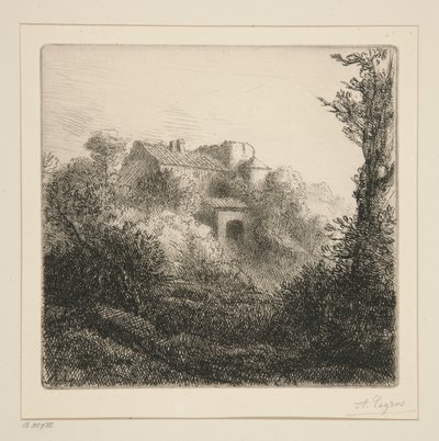 Farma na wzgórzu autorstwa Alphonse Legros