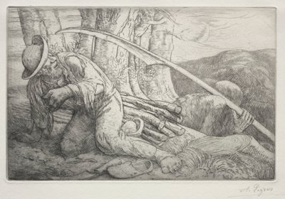 Śmierć i drwal (5. płyta) autorstwa Alphonse Legros