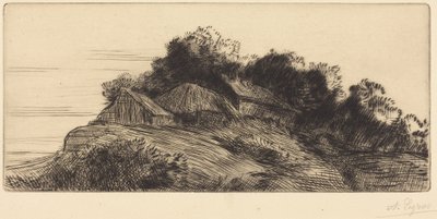 Pejzaż autorstwa Alphonse Legros