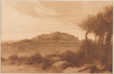 Krajobraz autorstwa Alphonse Legros