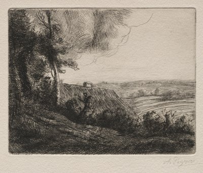 Krajobraz autorstwa Alphonse Legros