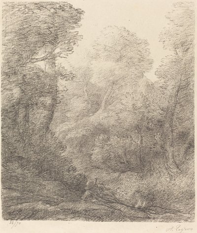 Krajobraz: poranna mgła autorstwa Alphonse Legros