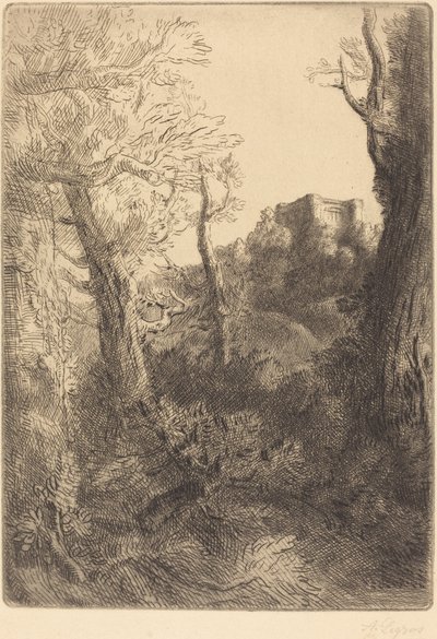 Krajobraz Krajobraz. autorstwa Alphonse Legros