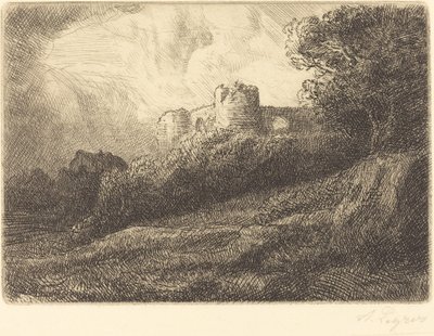 Krajobraz Krajobraz. autorstwa Alphonse Legros