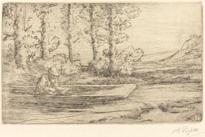 Krajobraz Krajobraz. autorstwa Alphonse Legros