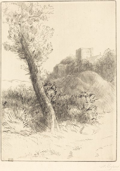 Krajobraz Krajobraz. autorstwa Alphonse Legros