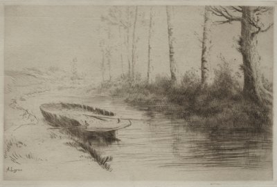 Kanał: poranny efekt autorstwa Alphonse Legros