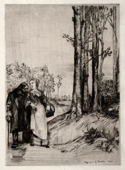 Spacer rekonwalescenta autorstwa Alphonse Legros