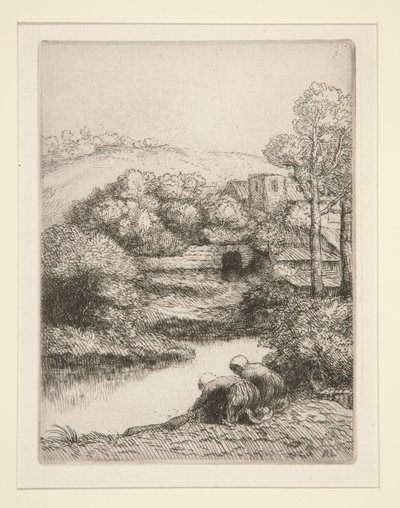 Pralnia, czyli Praczki autorstwa Alphonse Legros