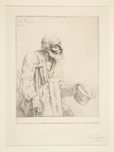 Żebrak (Żebrak) autorstwa Alphonse Legros
