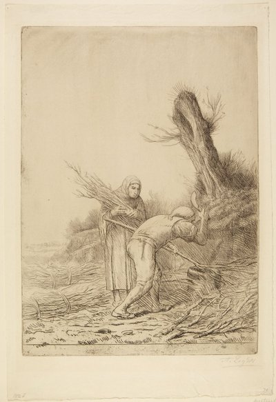 Wytwórcy wiązek chrustu autorstwa Alphonse Legros