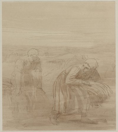 Gleanerowie, XIX wiek. autorstwa Alphonse Legros