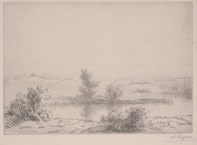 Bagna (akwaforta) autorstwa Alphonse Legros
